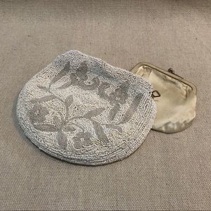 🦄 Antique Beaded Wallet and Coin Purse